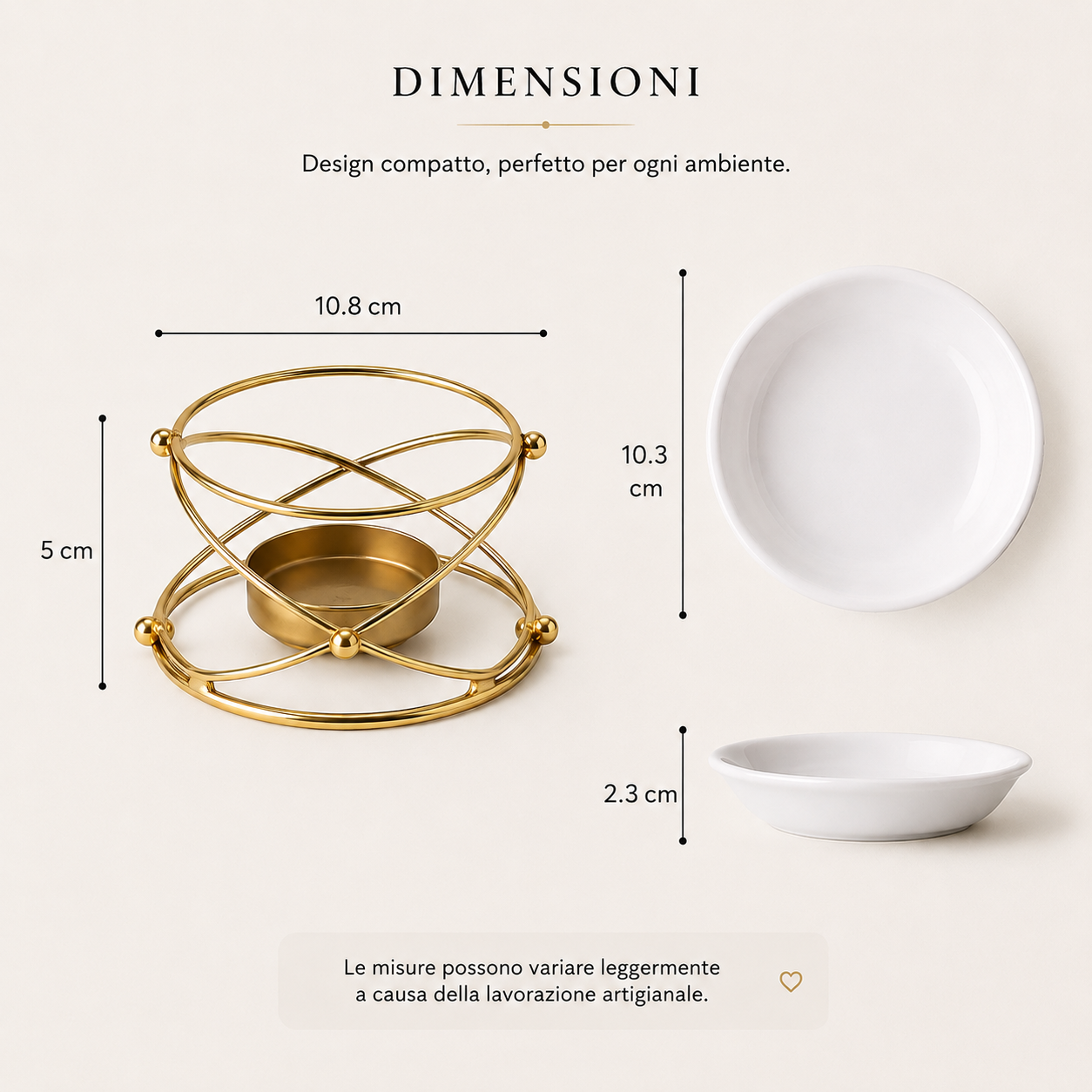WAX MELT BURNER • INTRECCIO