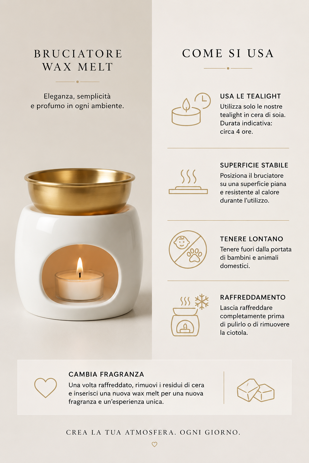 WAX MELT BURNER • ARMONIA